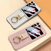 Luxury Ring Holder Case For Galaxy Z Flip Series