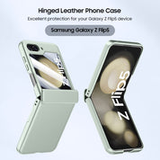 Folding Leather Case For Galaxy Z Flip Series