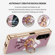 Astronaut Buckle Electroplated Case For Galaxy Z Fold Series