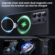 Samsung Magsafe Series | Carbon Fiber Ring Holder Mobile Phone Case