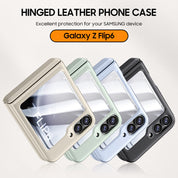 Simple Leather Case For Galaxy Z Flip Series