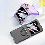 Transparent Ring Case For Galaxy Z Flip Series