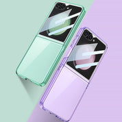 Solid Color Transparent Case For Galaxy Z Flip Series