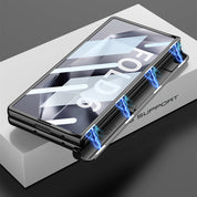 Transparent Electroplated Vertical Case For Galaxy Z Fold 6