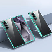 Transparent Electroplating Case For Galaxy Z Fold Series