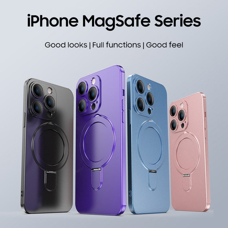 iPhone MagSafe Series | Magnetic Holder Ultra-Thin Frosted Phone Case