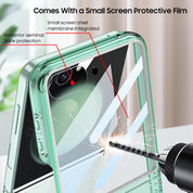 Solid Color Transparent Case For Galaxy Z Flip Series