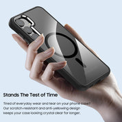 Samsung Magsafe Series | Metal Lens Ring Transparent Mobile Phone Case