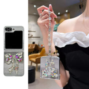 Luxury Diamond Bow-Knot Chain Case for Samsung Galaxy Z Flip Series