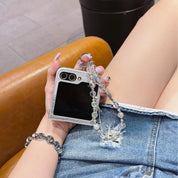 Luxury Diamond Bow-Knot Chain Case for Samsung Galaxy Z Flip Series