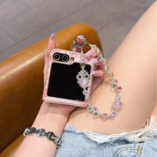 Luxury Firework Crystal Chain Case for Samsung Galaxy Z Flip Series