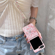 Luxury Firework Crystal Chain Case for Samsung Galaxy Z Flip Series