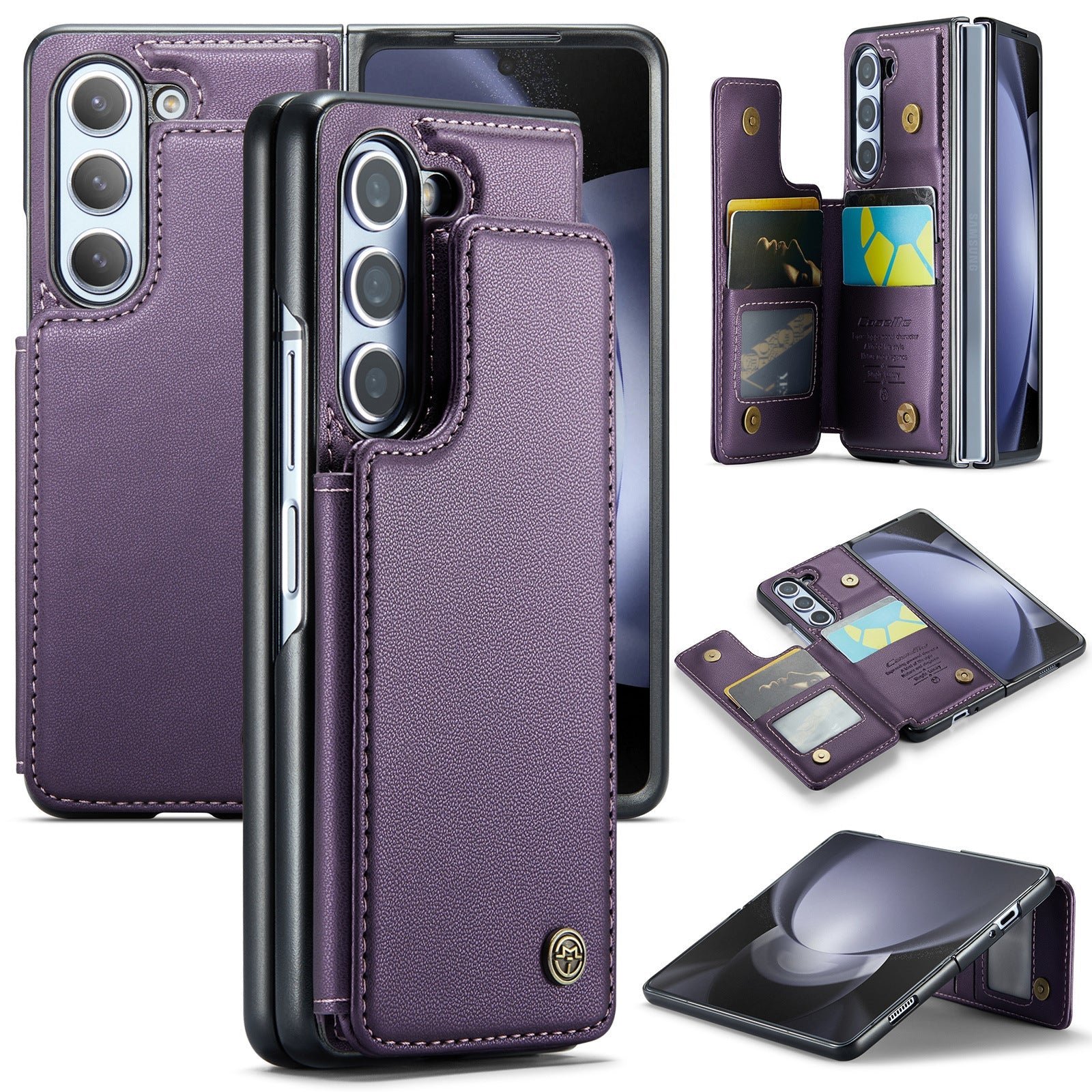 Wallet Case with Card Holder For Galaxy Z Fold Series