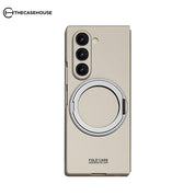 Rotating Magnetic Ring Frosted Case For Galaxy Z Fold 6