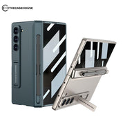 Hinged Pen Tray Folding Screen Case For Galaxy Z Fold 6