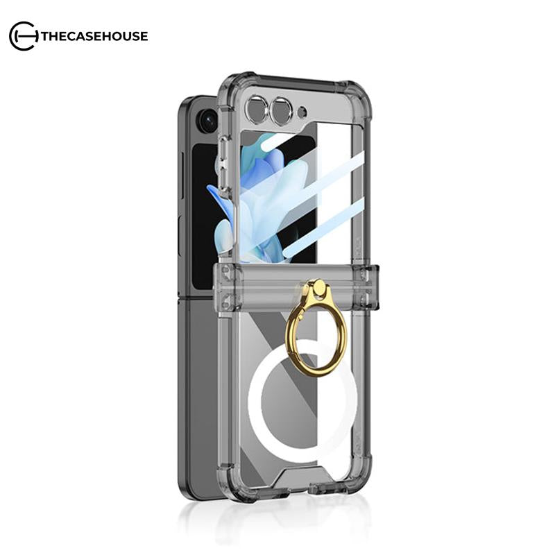 Transparent Ring Case For Galaxy Z Flip Series