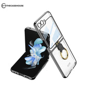 Electroplated Ring Buckle Case For Galaxy Z Flip Series