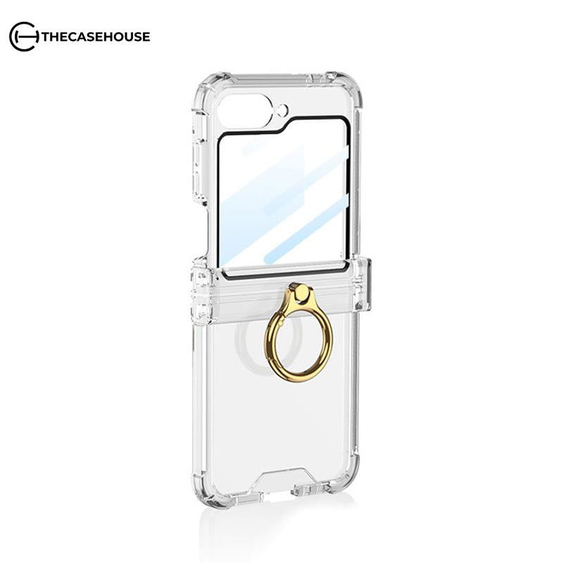 Transparent Ring Case For Galaxy Z Flip Series