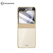 Transparent Electroplating Case For Galaxy Z Flip Series