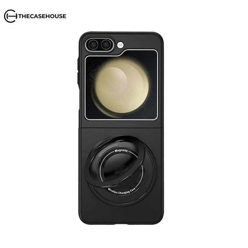 Rotating Magnetic Ring Frosted Case For Galaxy Z Flip Series