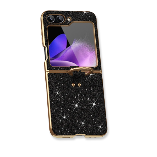 Luxury Glitter Ring Shell Case For Samsung Galaxy Z Flip 5