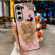 Butterfly Diamond Phone Holder Case For Galaxy Z Fold Series