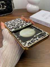 Luxury Leopard Fashion Phone Case For Samsung Galaxy Z Flip 5