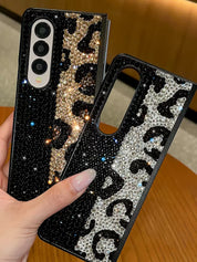 Diamond Leopard Phone Case For Samsung Galaxy Z Fold