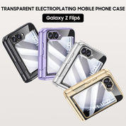 Transparent Electroplating Case For Galaxy Z Flip Series