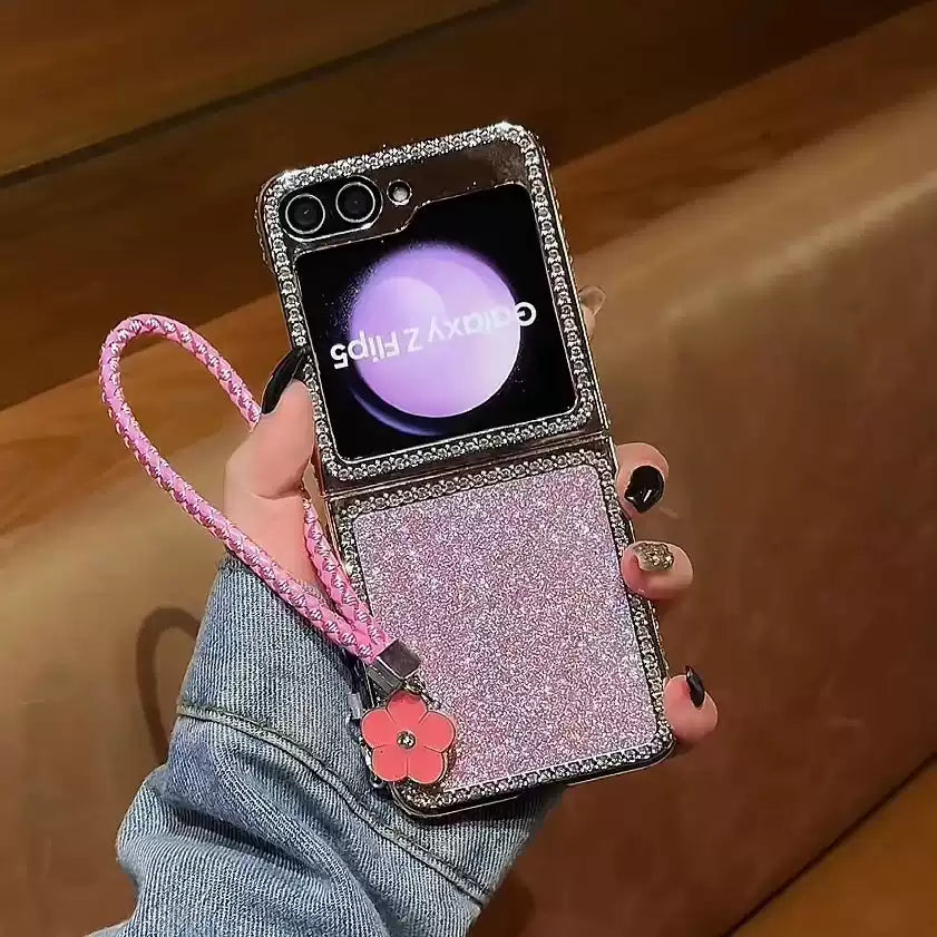 Luxury Diamond Plated Ultra-Thin Case for Samsung Galaxy Z Flip