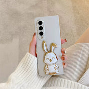 Cute Rabbit Stand Case For Samsung Galaxy Z Fold