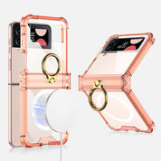 Transparent Ring Case For Galaxy Z Flip Series