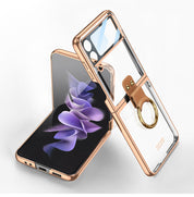 Electroplated Ring Buckle Case For Galaxy Z Flip Series