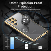 Samsung Series | Metal Magnetic Frame Double-Sided Glass Mobile Phone Case