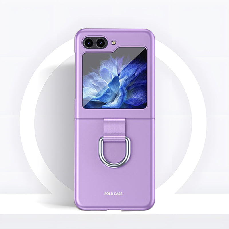 Frosted Band Ring Case For Galaxy Z Flip Series