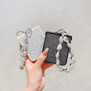 Bling Glitter Case With Wrist Strap For Galaxy Z Flip Series