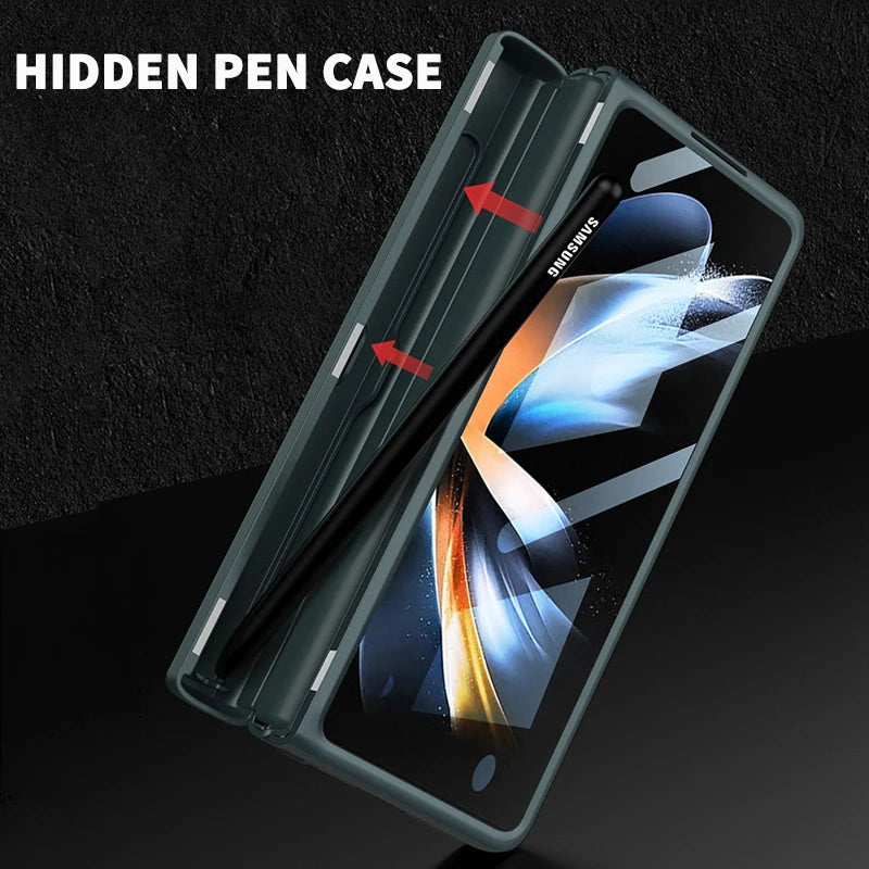 Magnetic Leather All-in-One Cover For Samsung Galaxy Z Fold Series