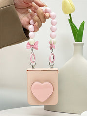Luxury Love Heart Pink Case For Galaxy Z Flip 5