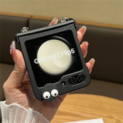 Cute Coal Ball Case with Ring Bracelet for Galaxy Z Flip Series