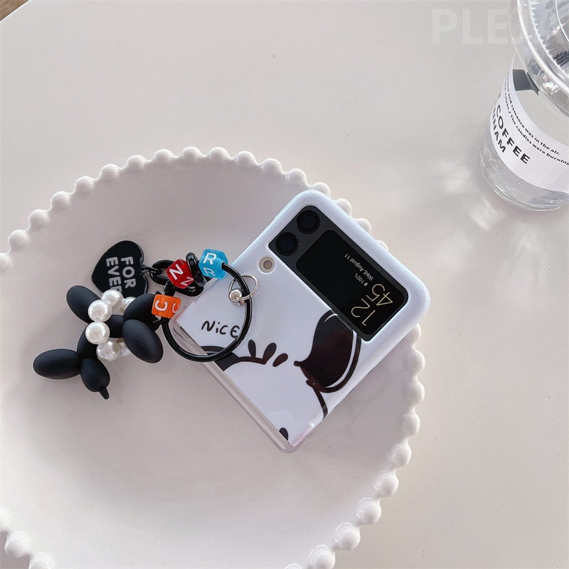 Cute Pochacco Phone Case for Samsung Galaxy Z Flip