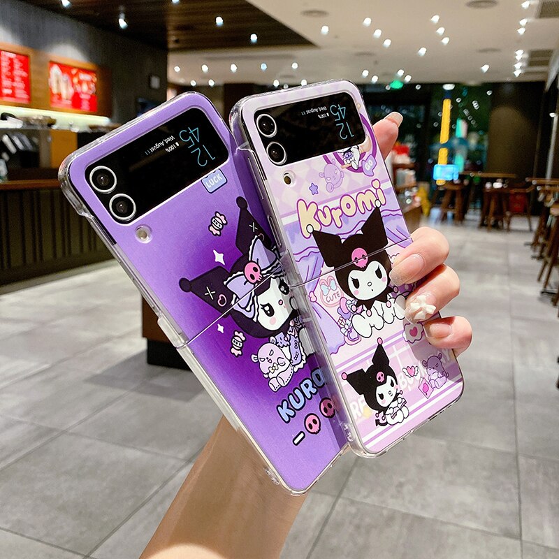 Cute Kuromi Phone Case For Samsung Galaxy Z Flip