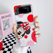 Cute Minnie Mickey Mouse Case For Samsung Galaxy Z Flip