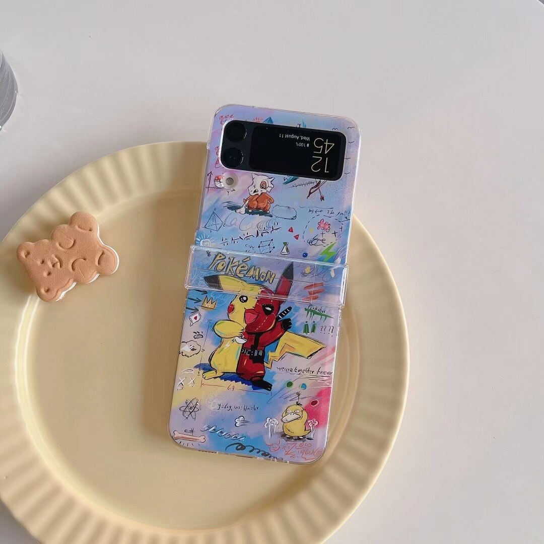 Cute Pikachu Case for Samsung Galaxy Z Flip