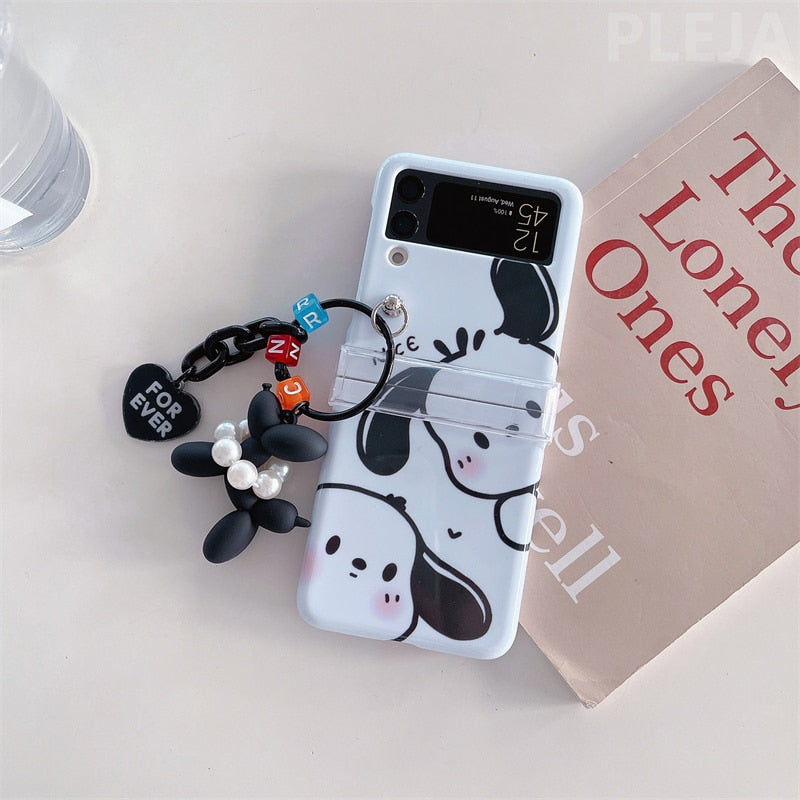 Cute Pochacco Phone Case for Samsung Galaxy Z Flip