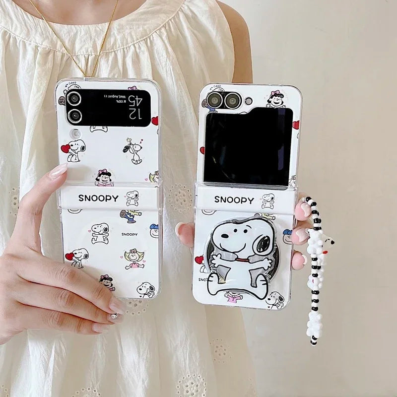 SnoopyMag Cute Cartoon Z Flip Case