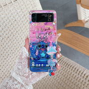 Cute Colorful Stitch Phone Case For Samsung Galaxy Z Flip