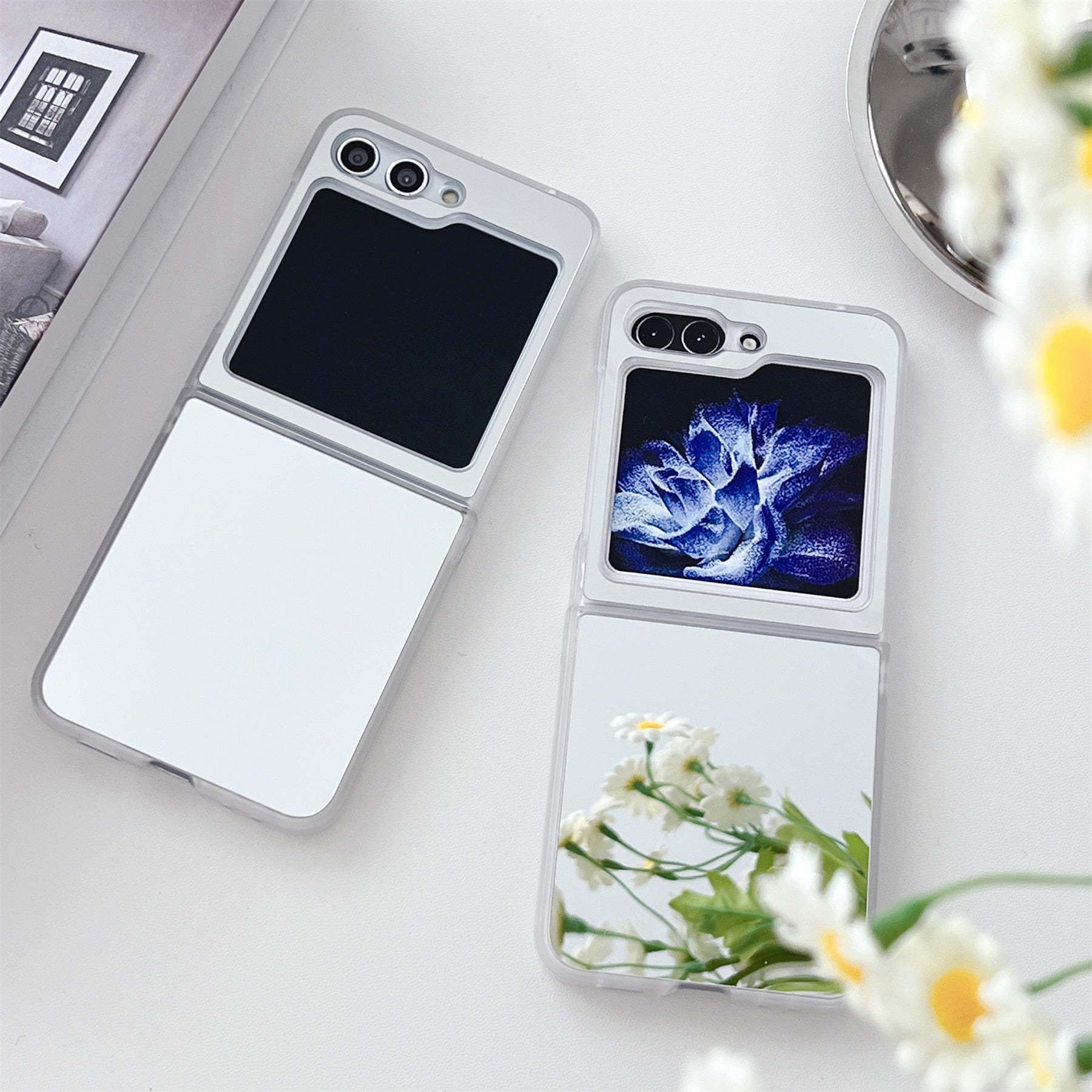 Luxury Mack Up Mirror Case For Samsung Galaxy Z Flip5