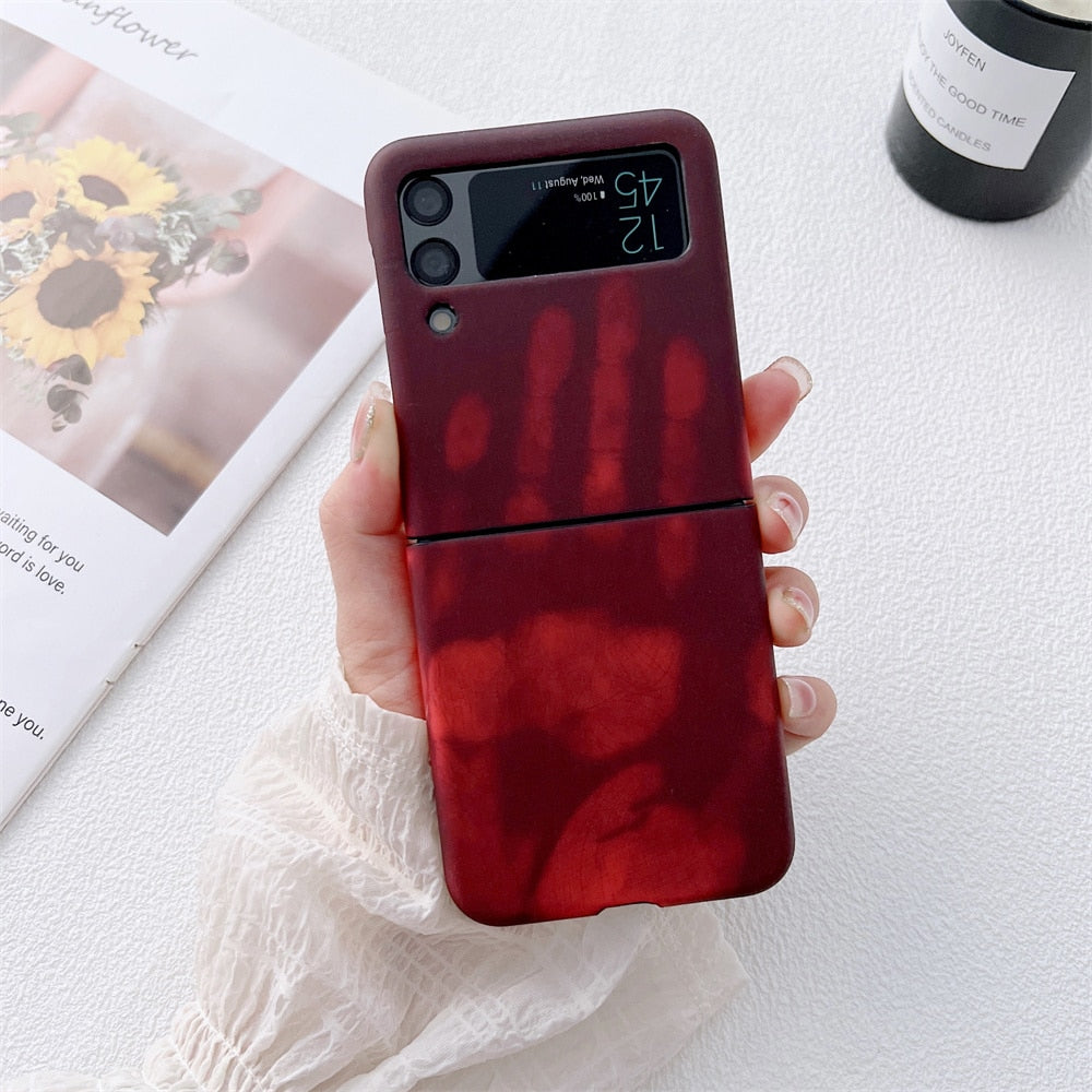 Thermochromic Case Phone Case for Samsung Z Flip