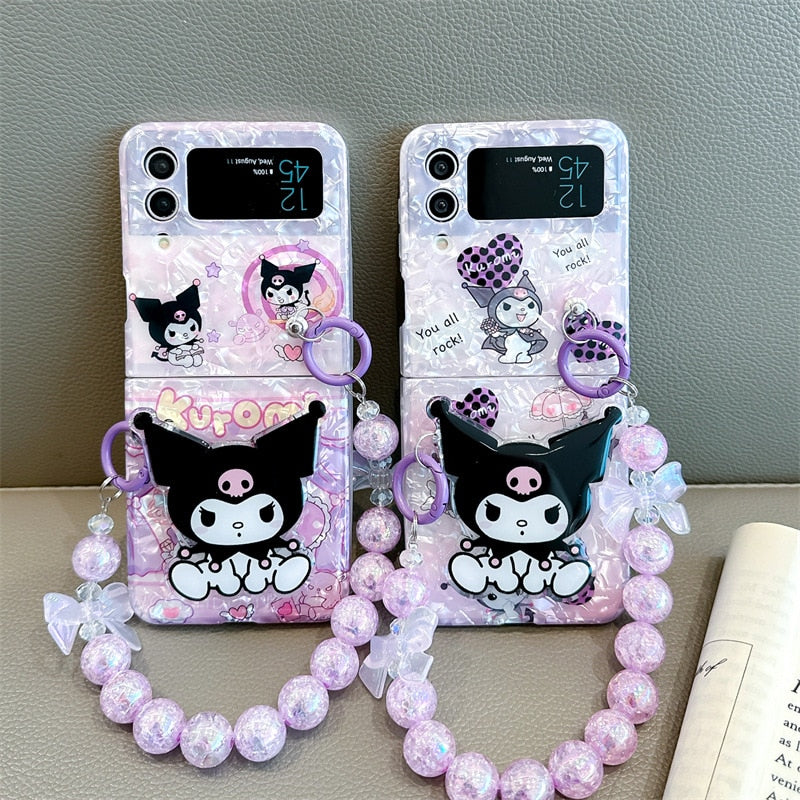 Cute Kuromi Phone Case for Samsung Galaxy Z Flip