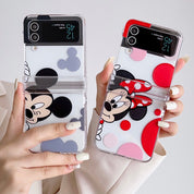 Cute Minnie Mickey Mouse Case For Samsung Galaxy Z Flip